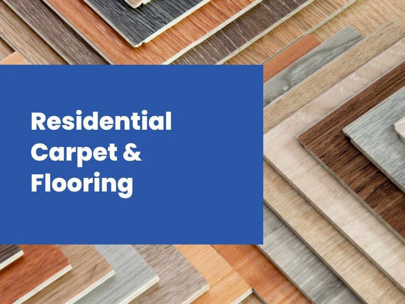 Flooring products and installation services for residential projects